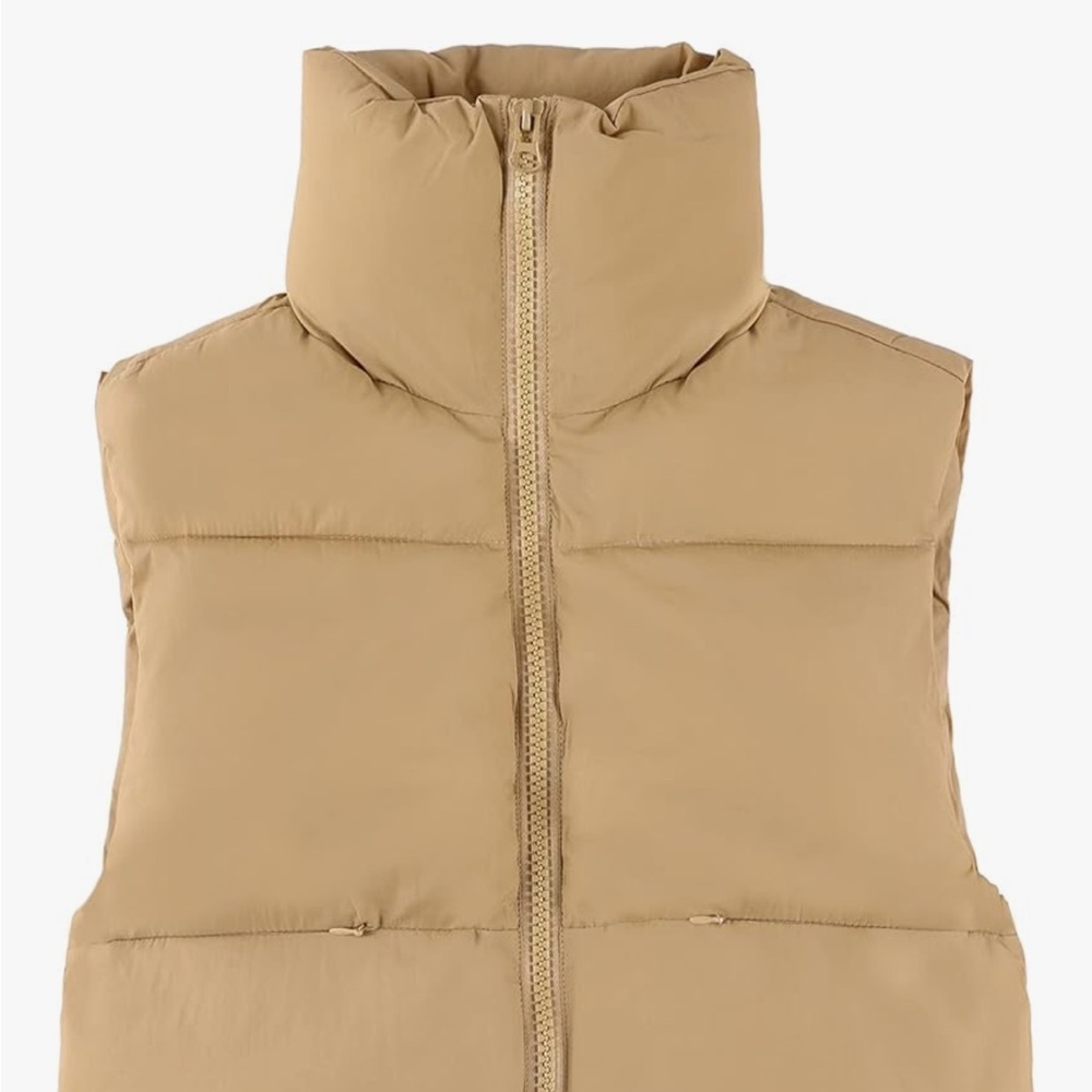 Cropped Puffer Vest